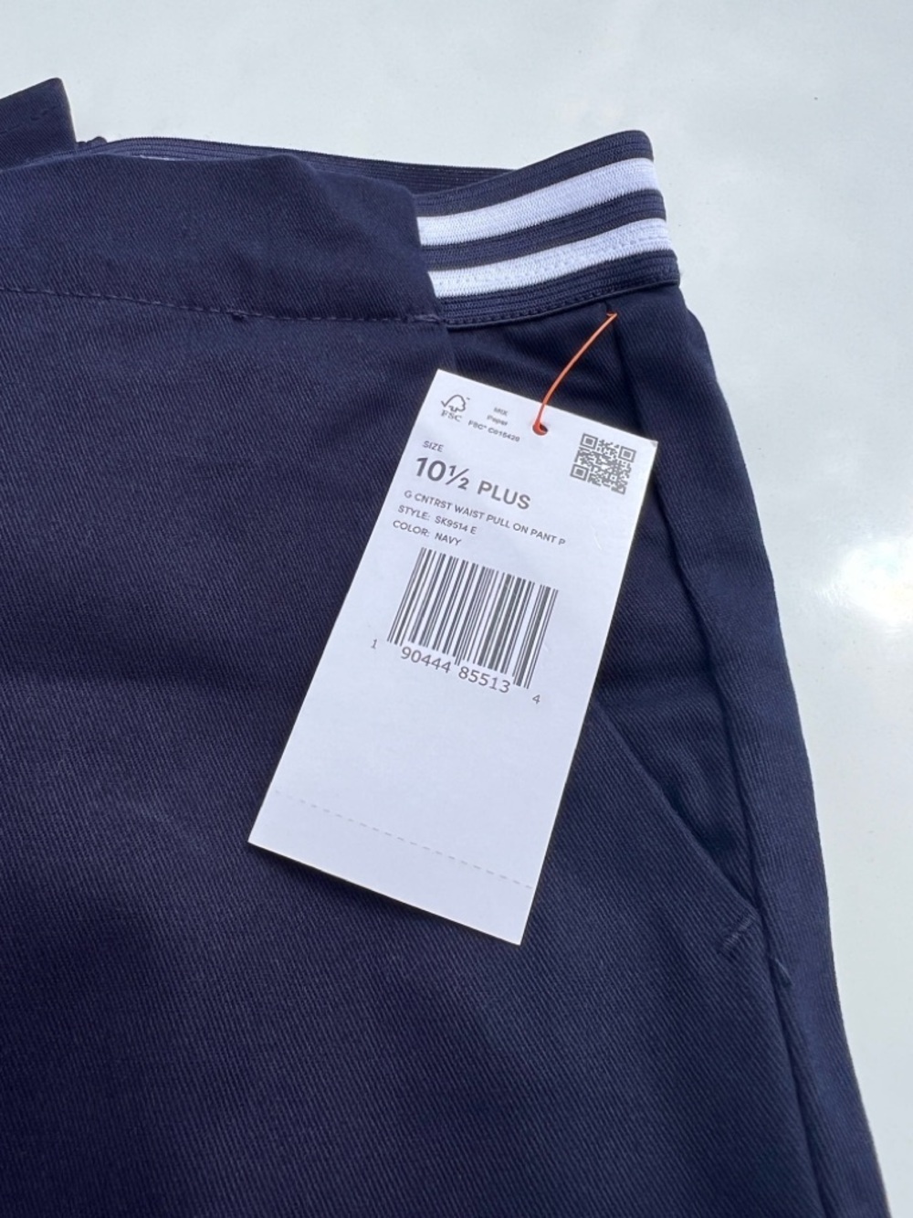 French Toast Navy Blue Kids Pants - Picture 4 of 8